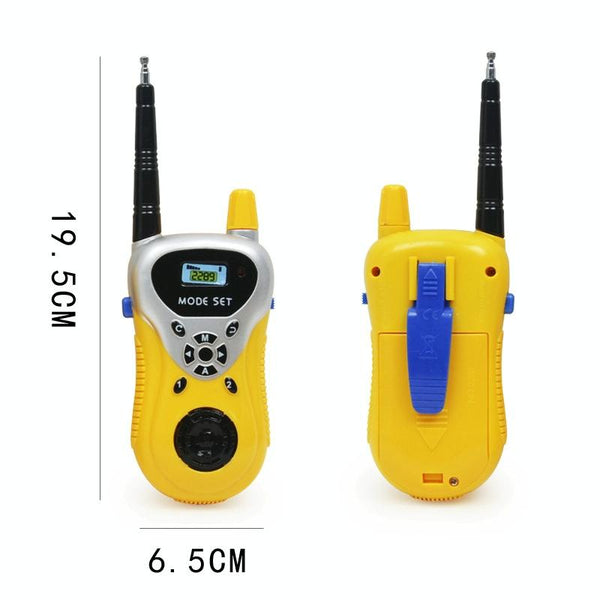 2289 1 Pair Children Mini Walkie Talkie Toys Wireless Talking Outdoor Interactive Toys(Yellow)
