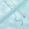 S925 Sterling Silver Platinum-plated Basic Necklace(SCA030)