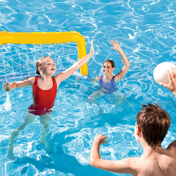 Beach Toys Adult Children Parent-Child Swimming Pool Playing Inflatable Beach Ball Toys, Style: 52123 Handball Door + Ball