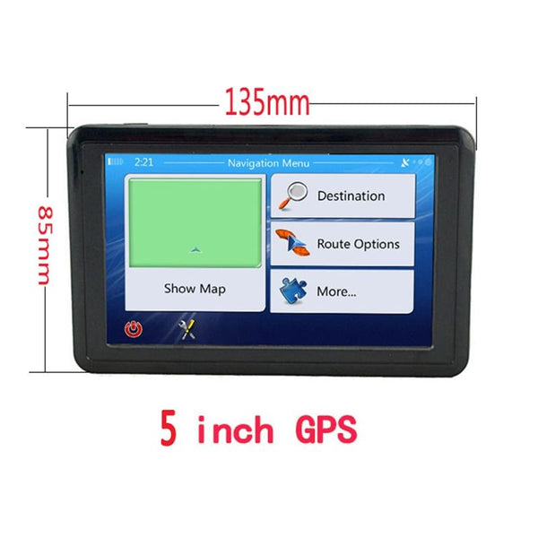 Q5 Car 5 inch HD TFT Touch Screen GPS Navigator Support TF Card / MP3 / FM Transmitter, Specification:South America Map