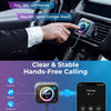 JOYROOM JR-CL18 Multi-port Car Wireless FM Transmitter with Coiled Cable(Silver)