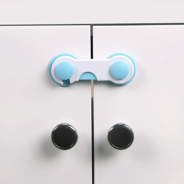 20 PCS Children Home Wardrobe Anti-opening Safety Lock(Blue)