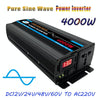 4000W (Actual 800W) 60V to 220V High Power Car Sine Wave Inverter Power Converter