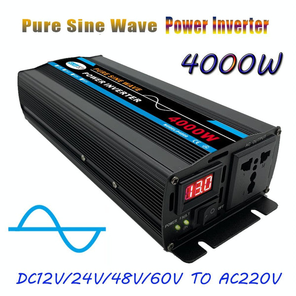 4000W (Actual 800W) 48V to 220V High Power Car Sine Wave Inverter Power Converter