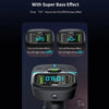Car Bluetooth MP3 Player Ambient Light Charger(Black)