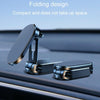 D11 Magnetic Folding Car Phone Holder Rotatable Dashboard Stick-On Navigation Stand(Black Gloosy)