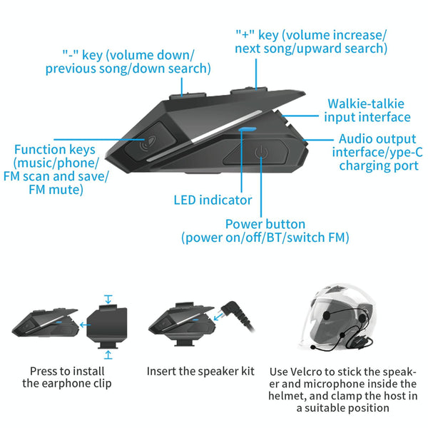 yz06 Wireless Bluetooth Helmet Headphones