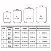 Travel Luggage Cover Suitcase Dustproof Scratch-proof Protection Elastic Sleeve, Size:M Size 22 to 24 inch(Geometric Map)