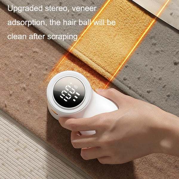 Joyroom JR-CY517 USB Clothes Pilling Trimmer Household Hair Remover, Style: With 2 Knife Head(White)