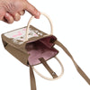 Cat Knitted Mini Crossbody Phone Bag For 6.9 inch and Below Phones(Khaki)