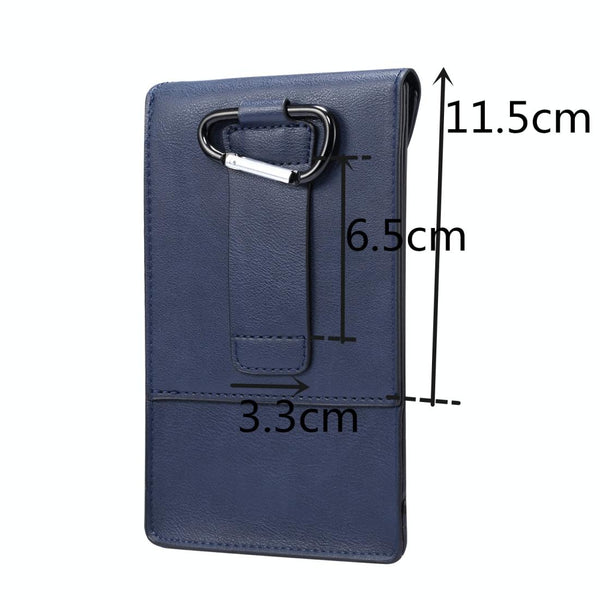 For 5.7 Inch or Below Smartphones Mobile Phone Universal Fanny Pack Leisure Sports Phone Case(Blue)