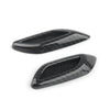 2 in 1 Car Hood Frame Decorative Stickers Fender Air Outlet Stickers(Black)