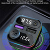 C37 Car QC3.0 20W Fast Charger LED Backlit Atmosphere Light MP3 Player Bluetooth FM Transmitter