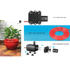 DC12V Solar Micro Brushless Cold Water Circulating Fountain Water Pump, Model: QR50E