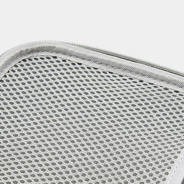 Power Adapter Headset Data Cable Portable Storage Bag For Macbook Air/Pro Notebook(Gray)