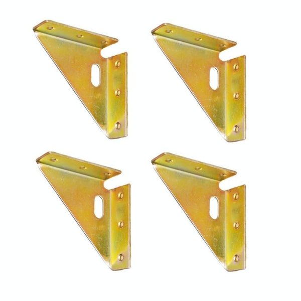 4pcs /Set Triangle Corners Anti-Shaking Fixing Fittings For Bed Frame(Bronze)