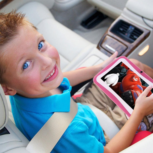 Kids Education Tablet PC, 7.0 inch, 1GB+8GB, Android 4.4.2 Allwinner A33Quad Core 1.3GHz, WiFi, TF Card up to 32GB, Dual Camera(Pink)