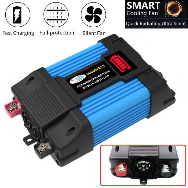 12V-110V 500W SOLIKE TECH Vehicle Inverter Sine Wave Convertor Auto Inverter