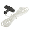 Lawn Mower Chainsaw Trimmer Universal Recoil Pull Start Handle with Rope Cord, Rope Length:4m