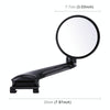 3R-095 Auxiliary Rear View Mirror Car Adjustable Blind Spot Mirror Wide Angle Auxiliary Rear View Side Mirror for Right Mirror(Black)