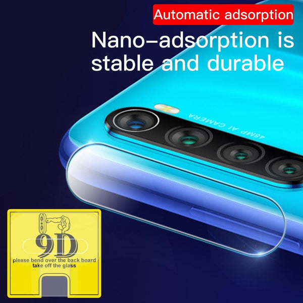 For Xiaomi Redmi Note 8 9D Transparent Rear Camera Lens Protector Tempered Glass Film