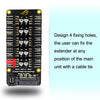 PWM Fan Hub Desktop Computer CPU Fan Expander Supports 3Pin&4Pin(Black)