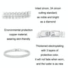 YIB055-19LVT Sparkling Cubic Zirconia Bracelet Gold Plated Copper Jewelry