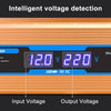 Carmaer Modified Sine Wave 60V to 220V 2200W Car Multi-function Double Digital Display Inverter Household Power Converter