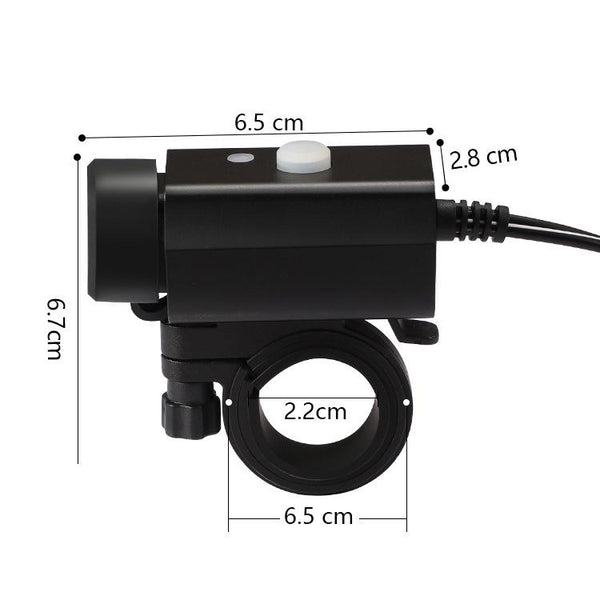 C082 Motorcycle Mobile Phone Charger Waterproof USB Charger With Switch Indicator