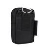 Multifunctional Casual Crossbody Mobile Phone Storage Waist Bag(Black)