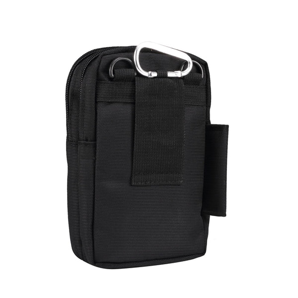 Multifunctional Casual Crossbody Mobile Phone Storage Waist Bag(Black)