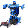 1023 4 Channels Remotely Deformed Car Toy Car(Blue)