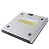 USB 3.0 Aluminum Alloy Portable DVD / CD Rewritable Blu-ray Drive for 12.7mm SATA ODD / HDD, Plug and Play(Silver)