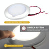 DC 9-30V 4.5W 3000-3300K IP67 Marine RV Dimmable 150mm LED Dome Light Ceiling Lamp, with Touch Control (White Light)