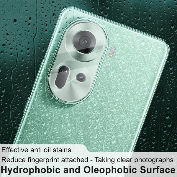 For OPPO Reno11 5G Global 2 PCS/Set IMAK HD Glass Rear Camera Lens Film