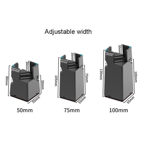 4pcs/set Adjustable Furniture Heightening Feet Pad, Size: 100mm High(Brown Clip Chair Foot For 22-42mm)