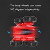 Stunt Deformation High-Speed Electric Remote Control Car Double-Sided Off-Road Tumbling And Twisting Toy Car(Blue)