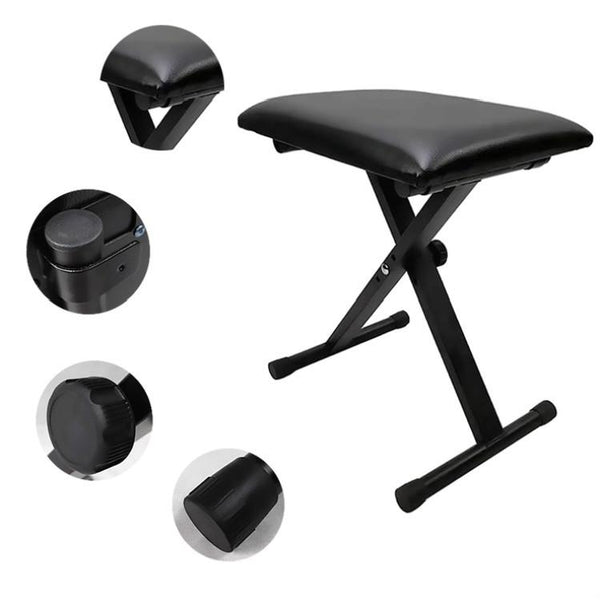 X-shaped Liftable Folding Bench for Musical Instruments