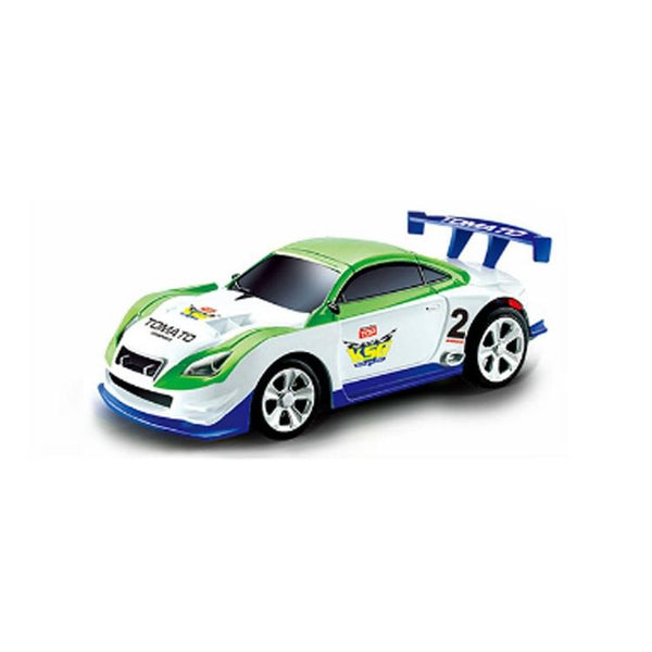 Coke Can Mini RC Car Radio Remote Control Micro Racing Car(Green+White)