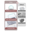 4pcs / Set Thickened Wear-Resistant Table And Chair Leg Covers Household Quiet Non-Slip Stool Foot Protector, Style: Mini Small Round Transparent