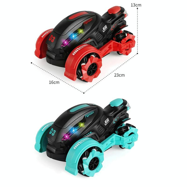 Remote Control Spray Four-wheel Drive Lateral Drift Stunt Car(Blue)