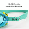 RUIHE Children Cute Cartoon Waterproof Anti-Fog Swimming Goggles(Pink)