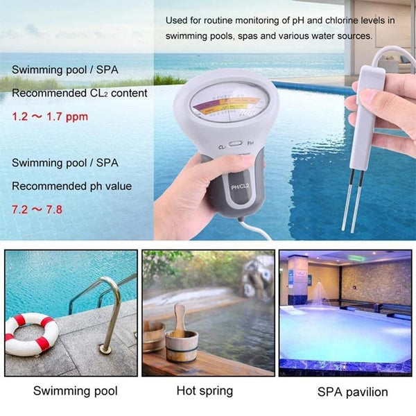 PC102 Swimming Pool Water Quality Tester PH Test Pen Chlorine Gas Water Quality Tester