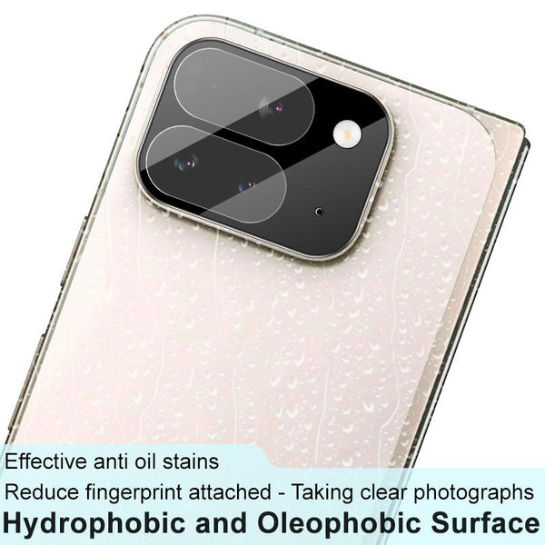 For Google Pixel 9 Pro Fold IMAK Rear Camera Lens Glass Film Black Version