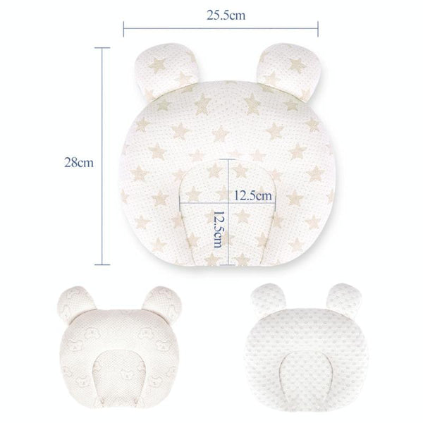 0-1 Year Old Baby Pillow Anti-Head Deflection Shaped Children Pillow, Style: Pentagon Latex Filling