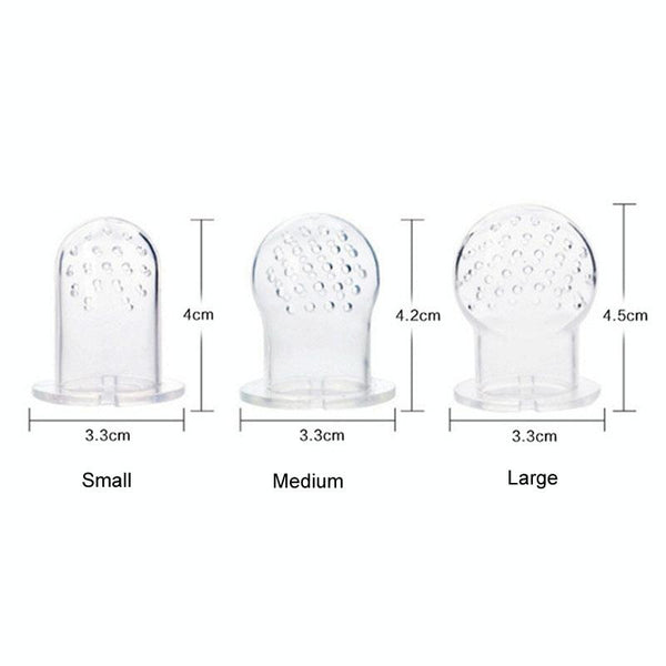 Baby Pacifier Fruit And Vegetable Auxiliary Feeder Baby Bites Feeder Nipples, Color: Medium Green