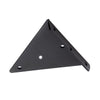 Load Bearing Invisible Triangle Bracket Wall Shelf Bracket With Screws, Specification: 230x170mm Black