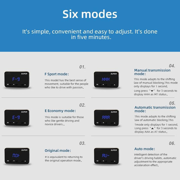 For Suzuki Jimny 2019- Car Potent Booster Electronic Throttle Controller