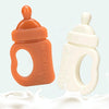 Baby Silicone Teether Bottle Bite Teether Teething Stick, Color: With Box Nano Color