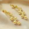 E2109-11 Five Small Pearls Baroque Earrings Pearl Ear Clip Women Without Ear Piercing